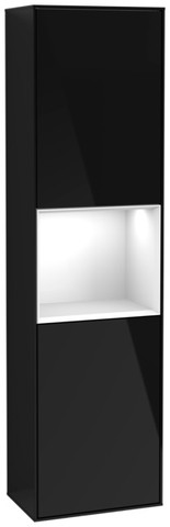 Villeroy & Boch Hochschrank „Finion“ 41,8 × 151,6 cm 2 Türen, Anschlag: links, inkl. Beleuchtung, Anschlag links