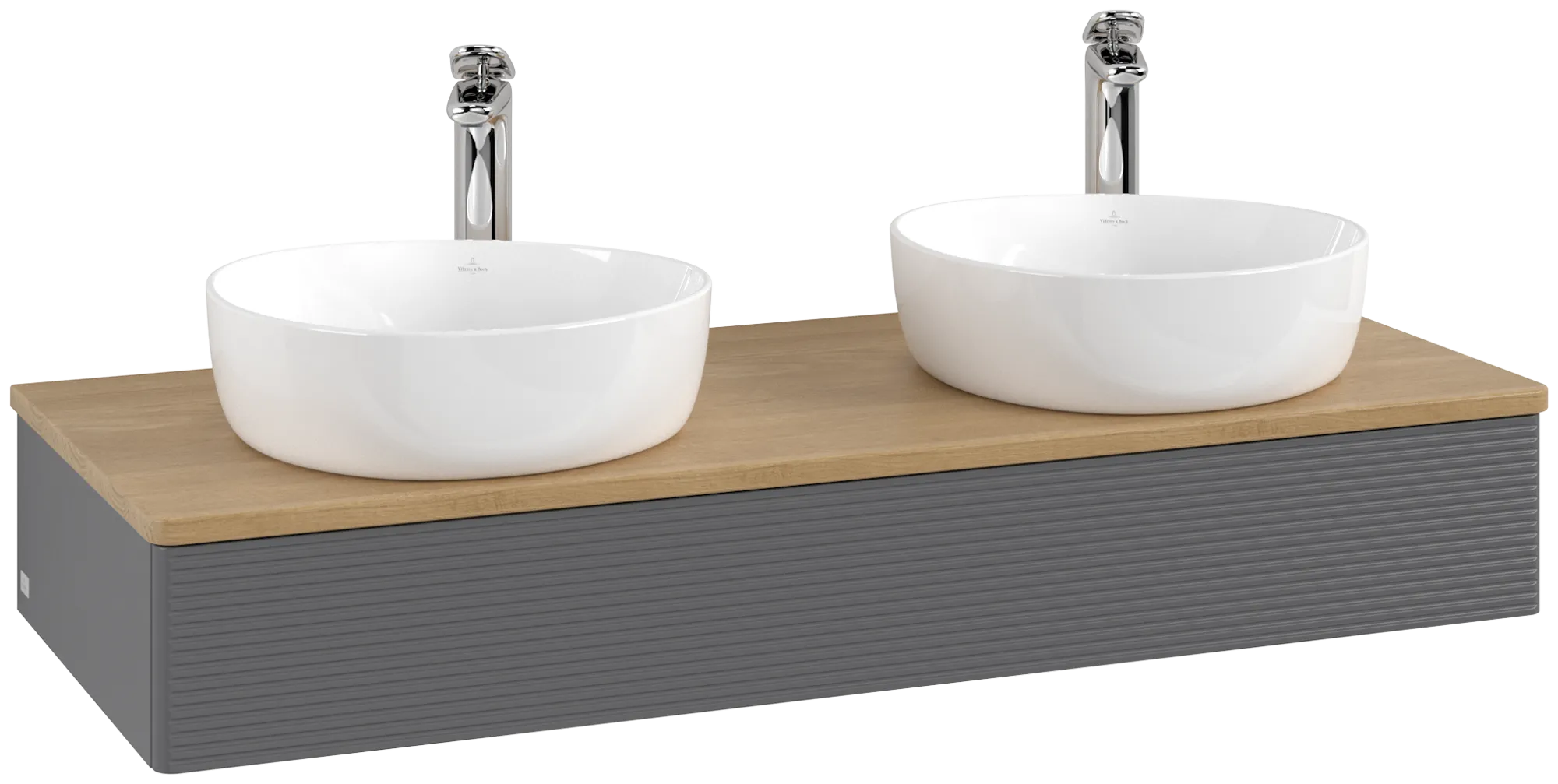 Villeroy & Boch Antao Waschbeckenunterschrank L13_5 1200x190x500mm anthrazit