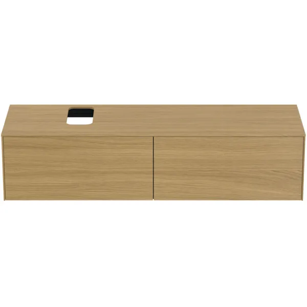 Ideal Standard Waschtischunterschrank „Conca“ 158,7 × 37 × 50,5 cm Eiche hell Furnier