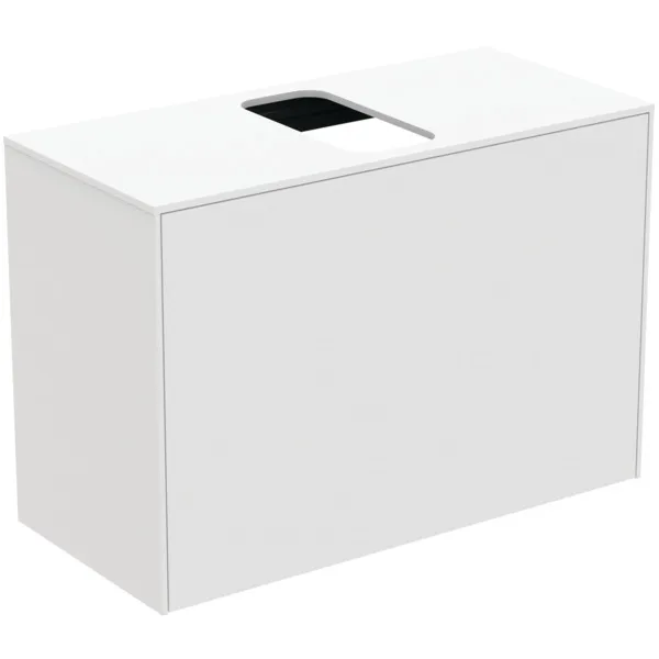 Ideal Standard Waschtischunterschrank „Conca“ 80,2 × 55 × 37,3 cm Weiß matt lackiert