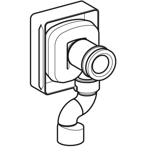 UP-Geruchsverschluss für Urinal, Abgang vertikal: d=50mm