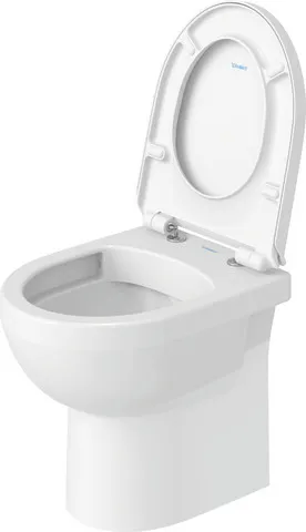 Duravit Stand-Tiefspül-WC inkl. WC-Sitz „No.1“ 51 × 38,6 × 46,5 cm, Befestigung sichtbar