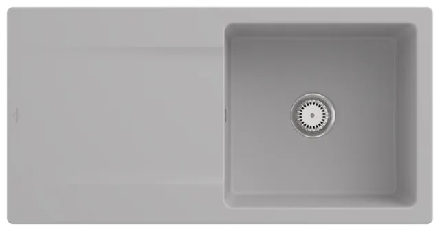 Villeroy & Boch Einbau-Küchenspülbecken „Siluet“ 60 1000 × 510 × 220 mm in Steam