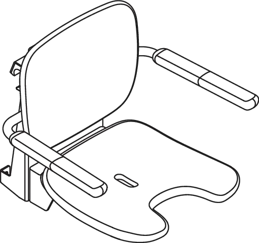 Einhängesitz „Serie 802 LifeSystem“ in Anthrazit glänzend / Anthrazit matt Einhängesitz „Serie 802 LifeSystem“ in Anthrazit glänzend / Anthrazit matt