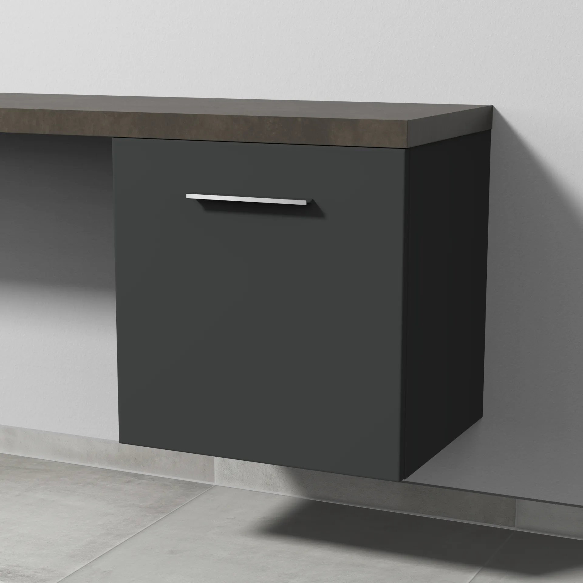 Sanipa Anbauschrank „2morrow“ 500 × 510 × 420 mm in Graphit (matt)