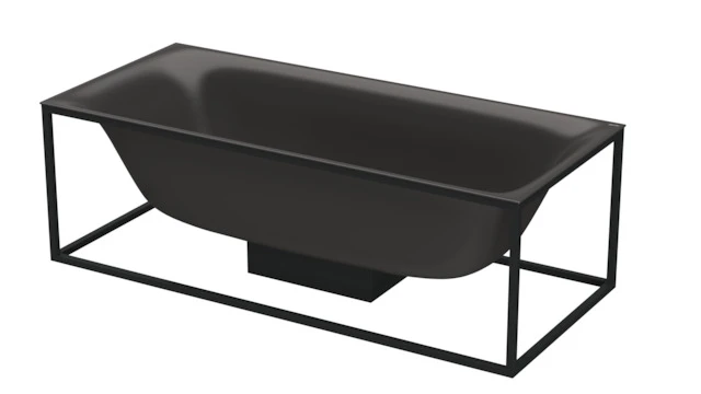 Bette Badewanne „BetteLux Shape“ rechteck 180 × 80 cm in Anthracite