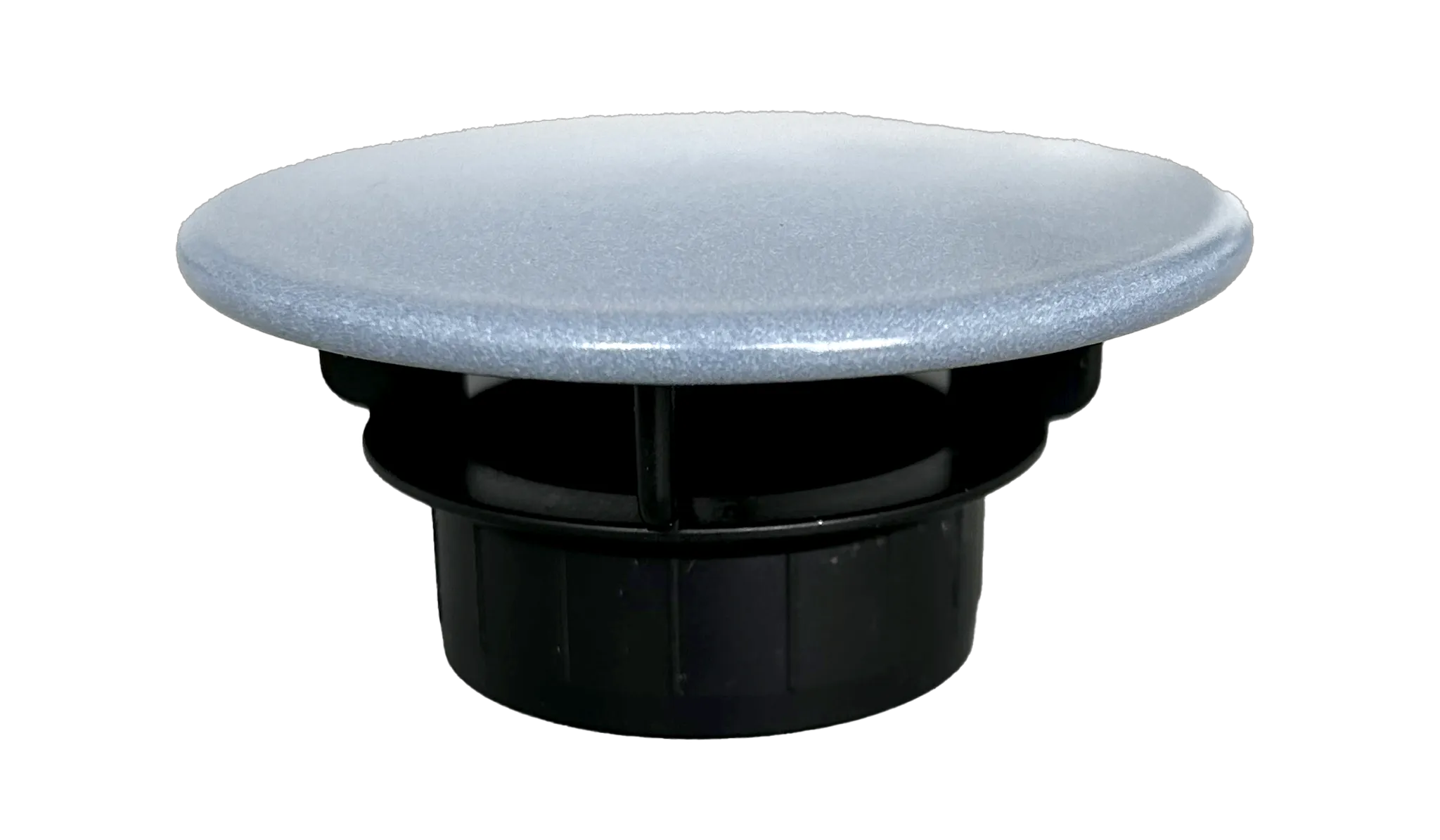 Armaturenzubehör Emaille-Ventilabdeckung für Ab-und Überlaufsystem Clou blue satin