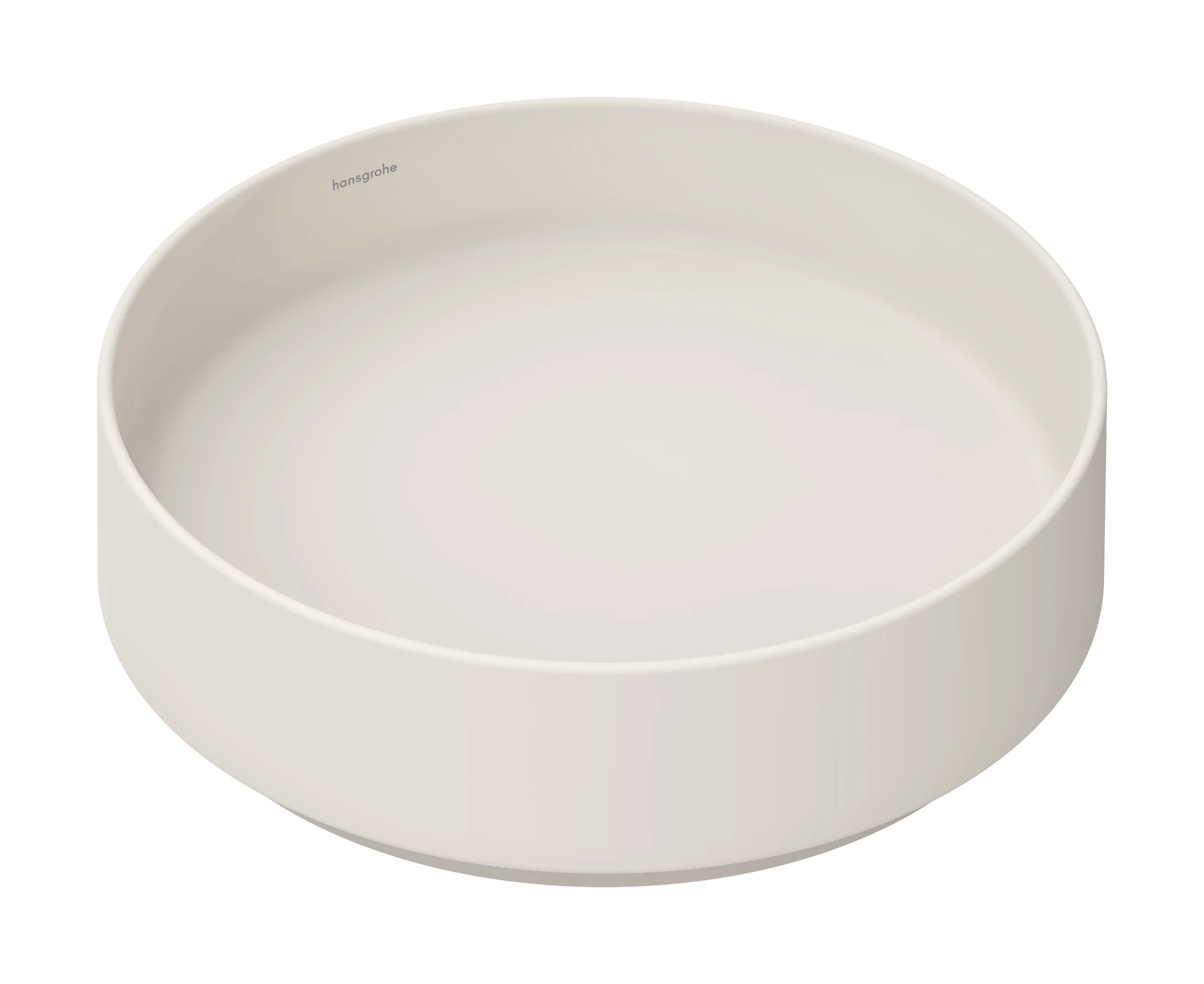 Hansgrohe Aufsatzwaschtisch Xuniva Evo S, Sandbeige Matt, 400x400x120 mm, Beckeninnenhöhe 65 mm Hansgrohe Aufsatzwaschtisch Xuniva Evo S, Sandbeige Matt, 400x400x120 mm, Beckeninnenhöhe 65 mm