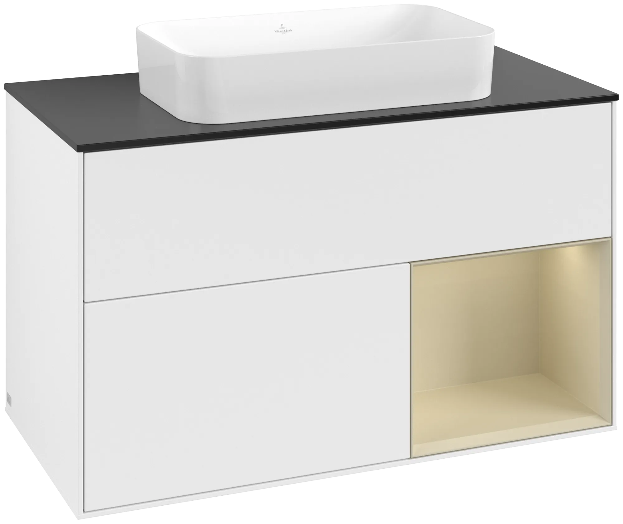 Villeroy & Boch Finion Waschbeckenunterschrank G66, 1000x603x501mm, weiß