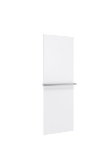 Zehnder Design-Elektroheizkörper „Fina Lean Bar“ 50 × 150 cm in Verkehrsweiß (RAL 9016, glänzend)