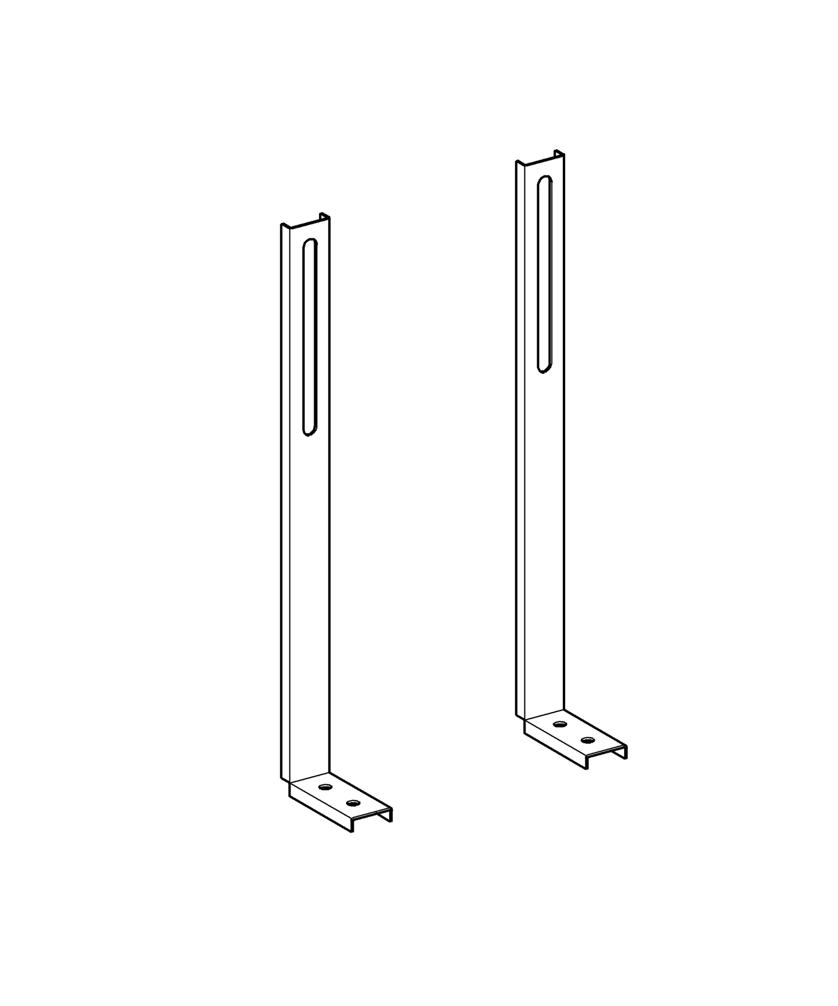 Grohe Uniset Tragestützen, passend für WC und Bidet, verzinkt, 2 Stück Grohe Uniset Tragestützen, passend für WC und Bidet, verzinkt, 2 Stück