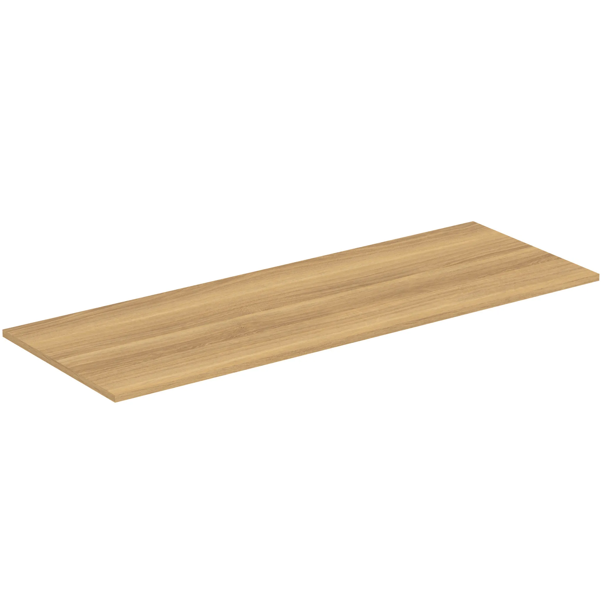 Waschtischplatte i.life B ohne Ausschnitt 1404x506x18mm Weiß matt