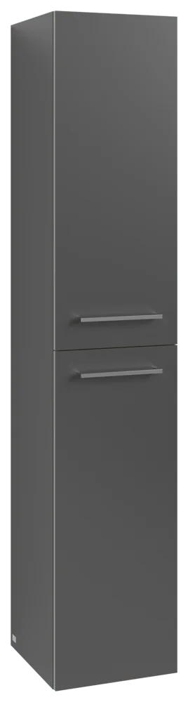 Villeroy & Boch Avento Hochschrank A89400, 350x1760x404mm, links angeschlagen, Graphite Villeroy & Boch Avento Hochschrank A89400, 350x1760x404mm, links angeschlagen, Graphite