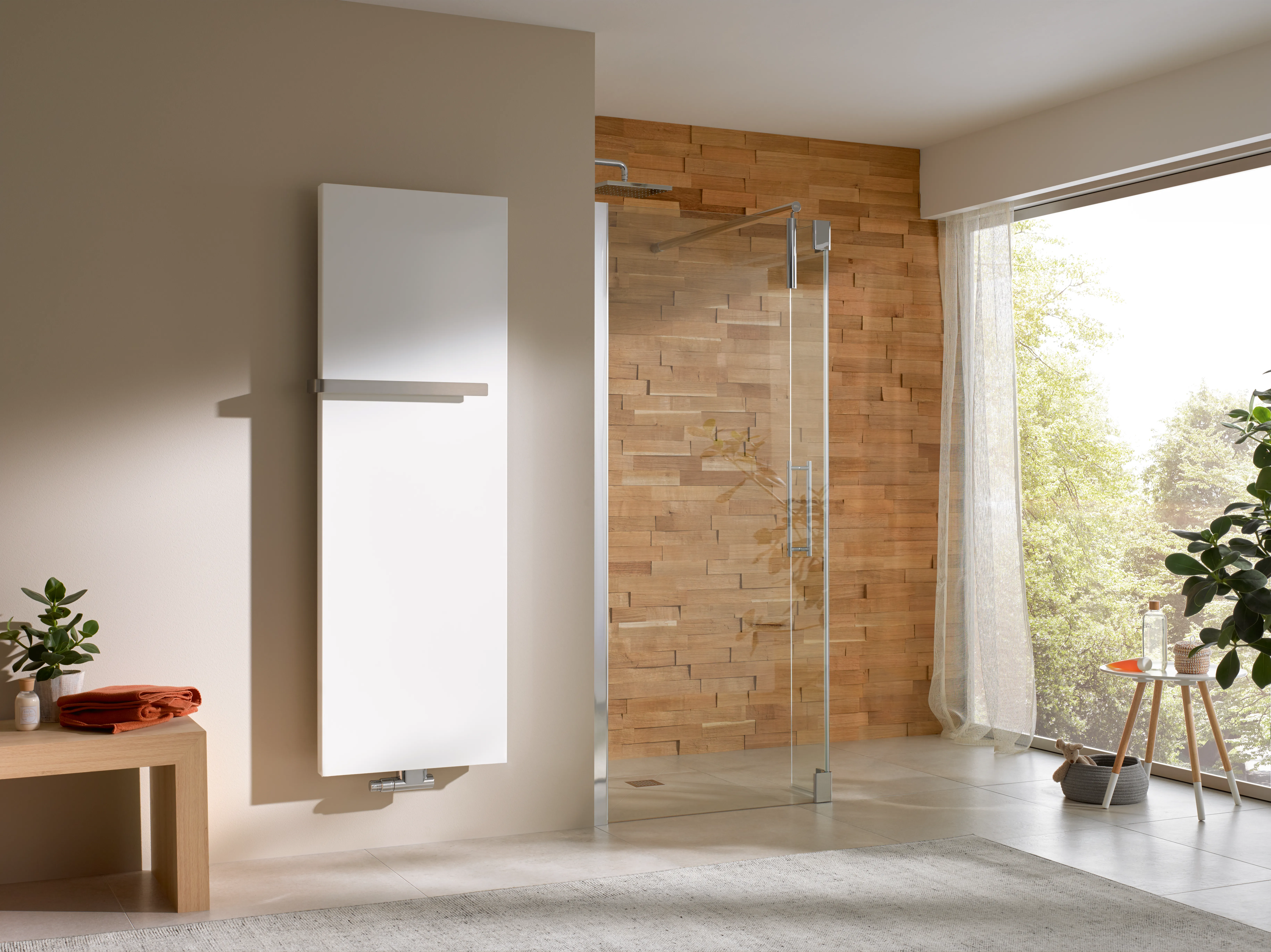 Kermi Design-Elektroheizkörper „Rubeo“ in Farbkonzept Kermi Design-Elektroheizkörper „Rubeo“ in Farbkonzept