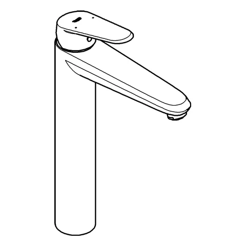 Einhand-Waschtischbatterie Eurodisc Cosmopolitan 23432, XL-Size, Einlochmontage, für freistehende Waschschüsseln, glatter Körper, chrom Einhand-Waschtischbatterie Eurodisc Cosmopolitan 23432, XL-Size, Einlochmontage, für freistehende Waschschüsseln, glatter Körper, chrom