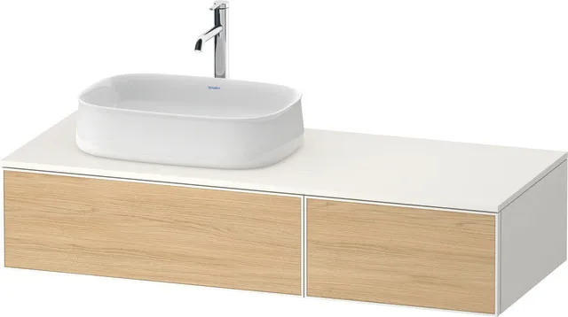 Duravit Waschtischunterschrank wandhängend „Zencha“ 130 × 28,1 × 55 cm Duravit Waschtischunterschrank wandhängend „Zencha“ 130 × 28,1 × 55 cm