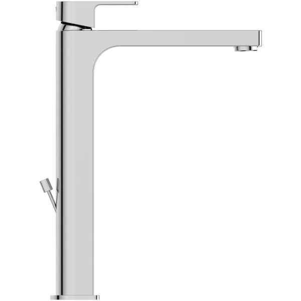 Waschtischarmatur Edge, Slim, mit verlängerter Sockel, mit Ablaufgarnitur, 5l/min, BlueStart, Chrom Waschtischarmatur Edge, Slim, mit verlängerter Sockel, mit Ablaufgarnitur, 5l/min, BlueStart, Chrom