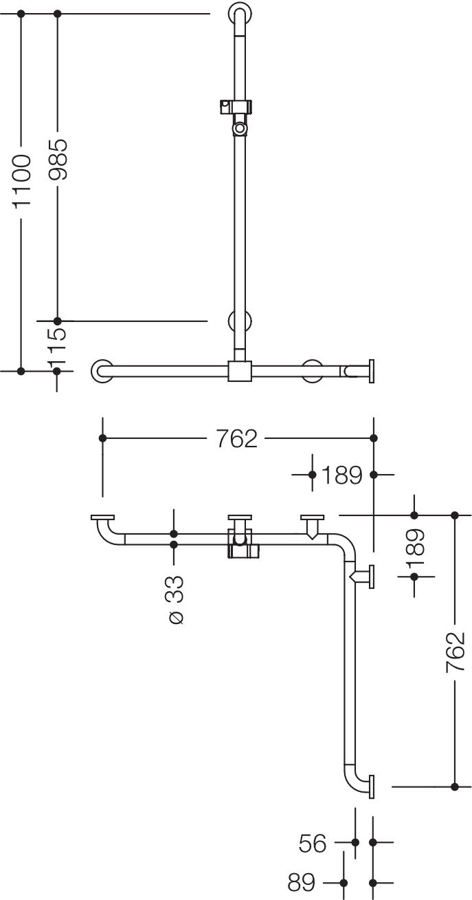 HEWI Haltegriff „Serie 801“