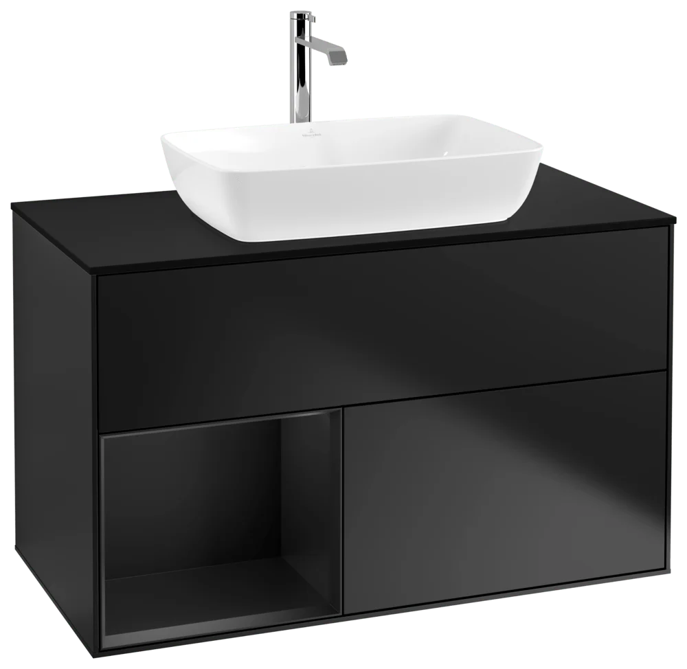 Villeroy & Boch Finion Waschbeckenunterschrank G77 1000x603x501mm Black Matt Villeroy & Boch Finion Waschbeckenunterschrank G77 1000x603x501mm Black Matt