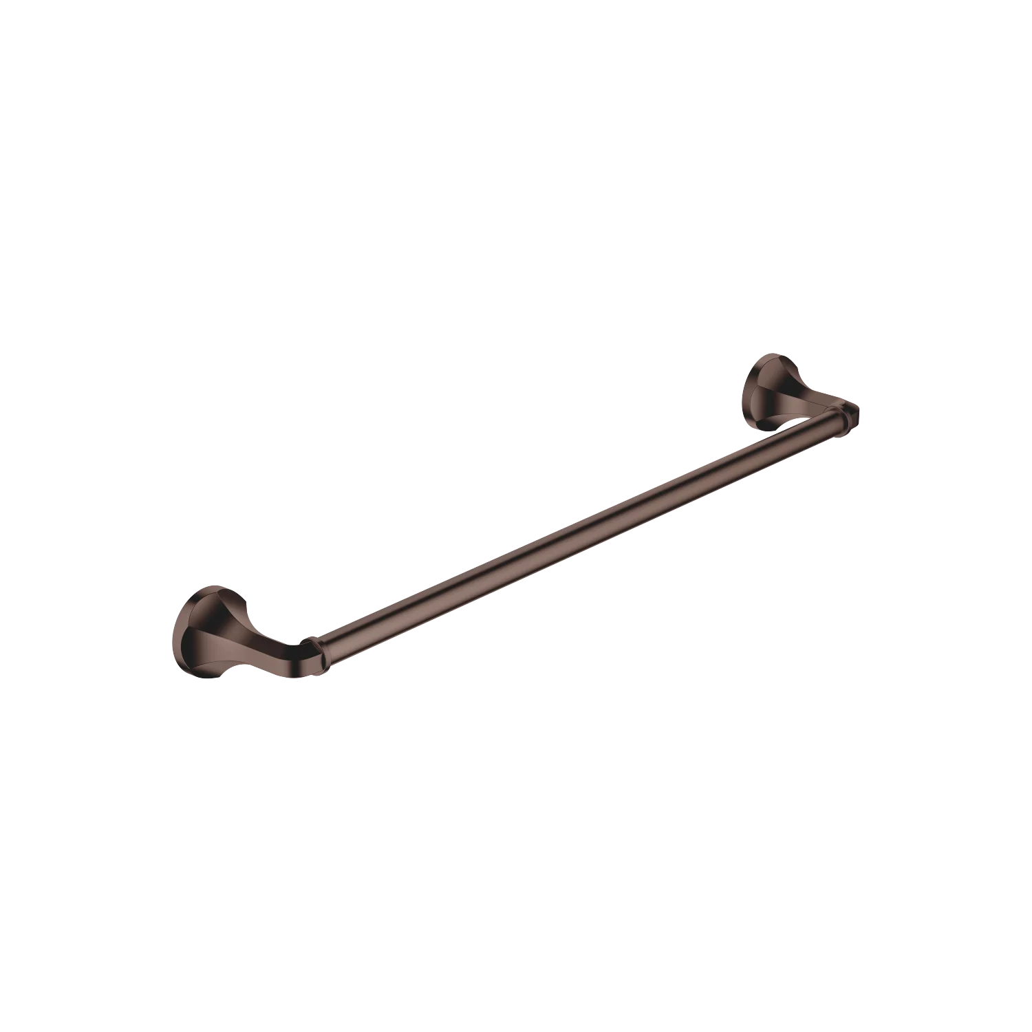 Dornbracht MADISON Badetuchhalter - Dark Bronze gebürstet PVD, 600 x 660 mm, Höhe 60 mm, Ausladung 90 mm