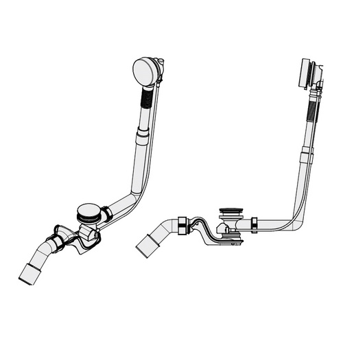 Kaldewei Ablaufgarnitur Modell 4002 „Comfort Level“ verlängert in chrom Kaldewei Ablaufgarnitur Modell 4002 „Comfort Level“ verlängert in chrom