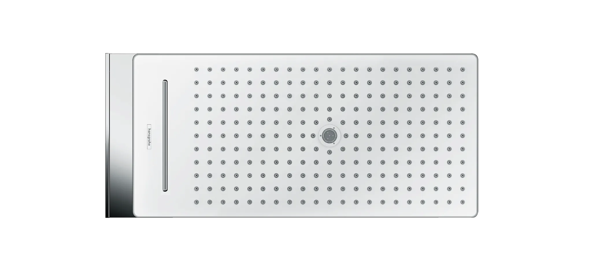 Hansgrohe Rainmaker Select Kopfbrause 580 3jet EcoSmart, Weiß/Chrom Hansgrohe Rainmaker Select Kopfbrause 580 3jet EcoSmart, Weiß/Chrom