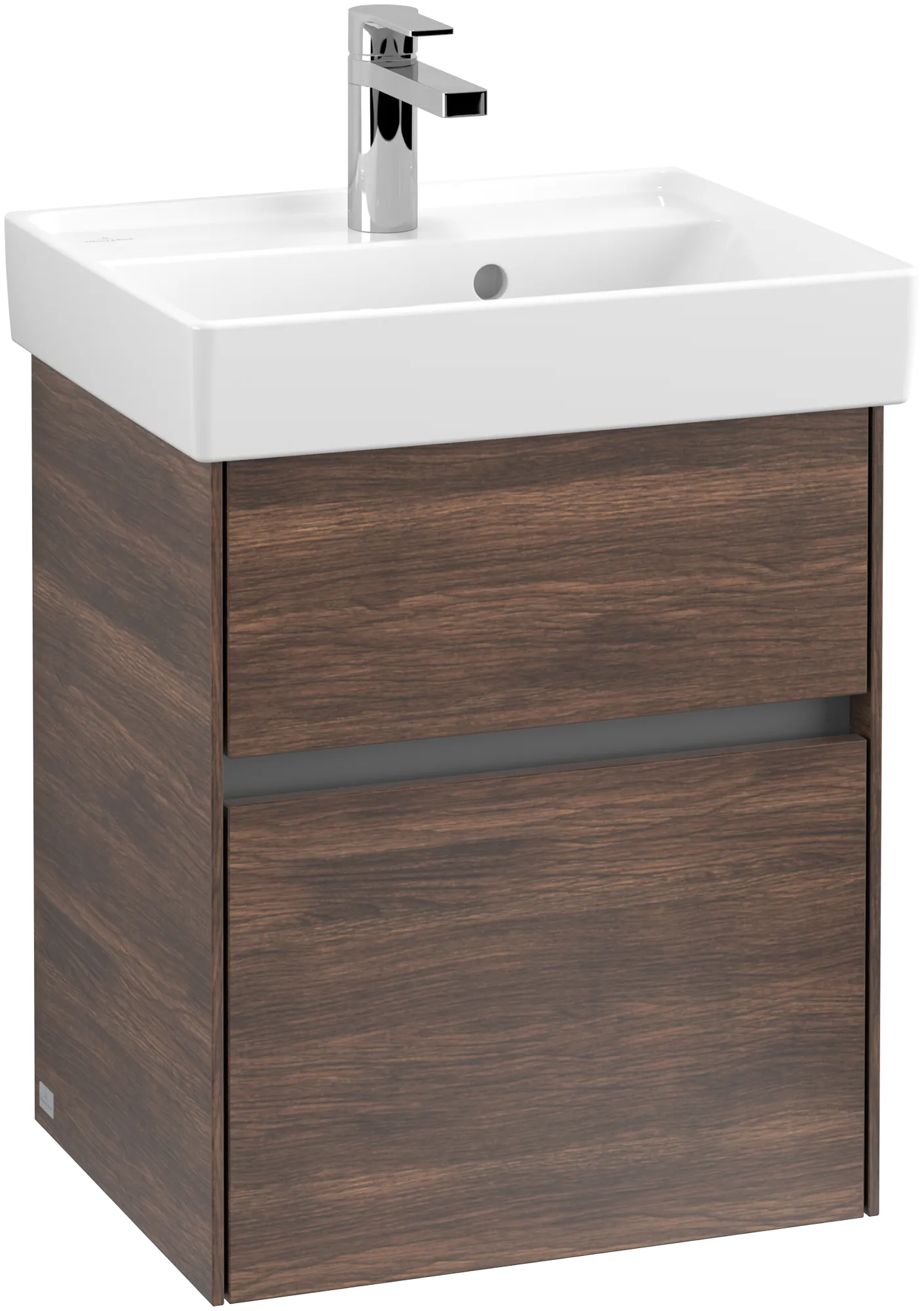 Villeroy & Boch Waschtischunterschrank „Collaro“ 460 × 546 × 374 mm Arizona Oak, für Becken mittig, ohne Beleuchtung