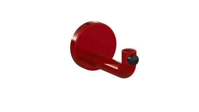 HEWI Haken mit Türpuffer Serie 477 Rubinrot HEWI Haken mit Türpuffer Serie 477 Rubinrot