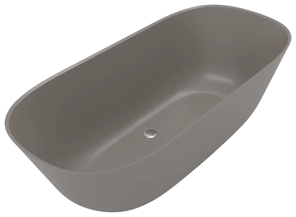 Villeroy & Boch freistehende Badewanne Theano Grau 1750 x 800 x 506 mm