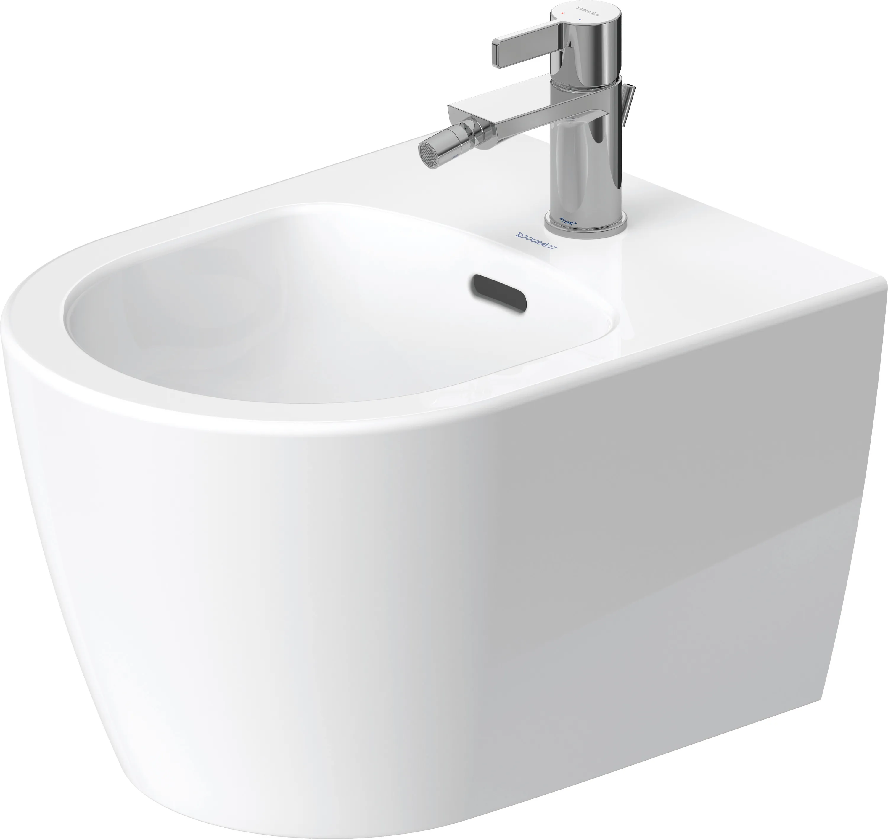 Duravit Stand-Bidet Compact „Soleil by Starck“, Befestigung verdeckt 37 × 48 × 29 cm