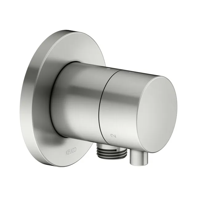 KEUCO IXMO Umstellventil Unterputz für 3 Verbraucher mit Schlauchanschluss IXMO Comfort, rund Edelstahl-finish