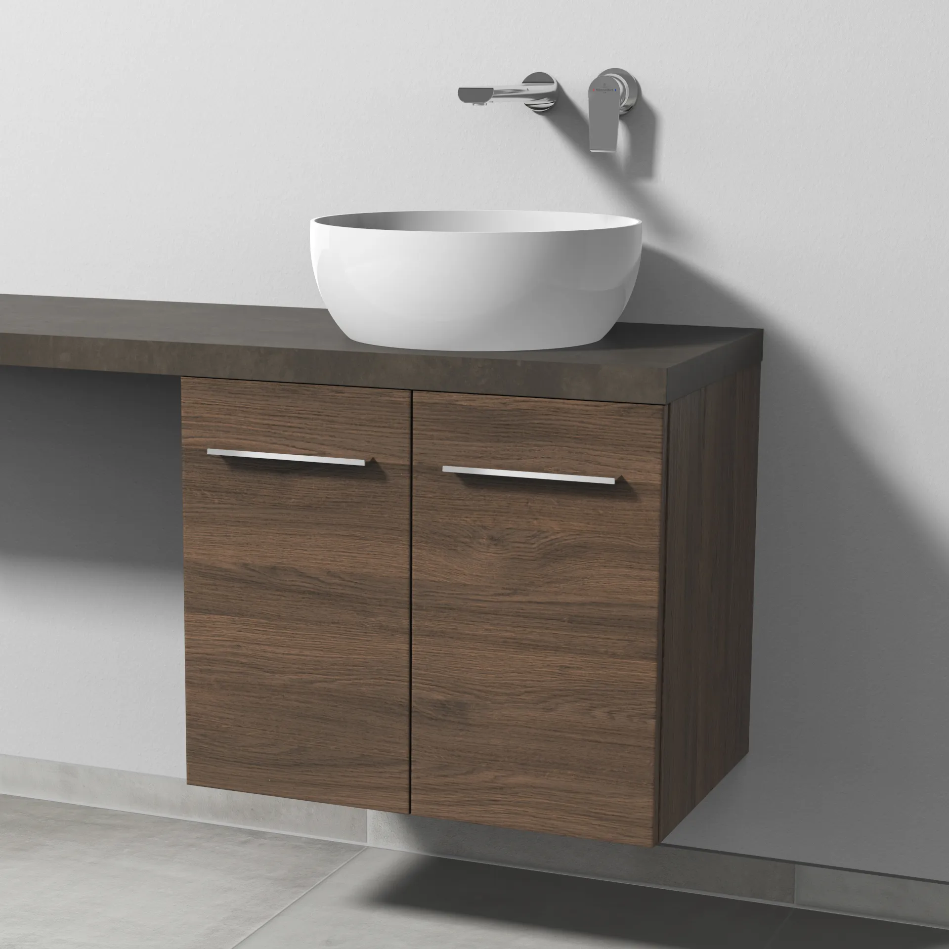 Sanipa Waschtischunterschrank „2morrow“ 600 × 510 × 420 mm in Eiche Arizona Sanipa Waschtischunterschrank „2morrow“ 600 × 510 × 420 mm in Eiche Arizona