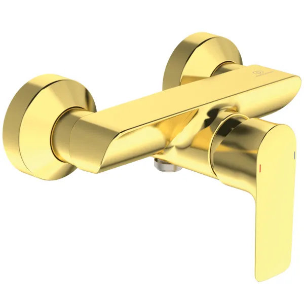 Brausearmatur Aufputz Connect Air, Ausladung 41mm, Brushed Gold Brausearmatur Aufputz Connect Air, Ausladung 41mm, Brushed Gold