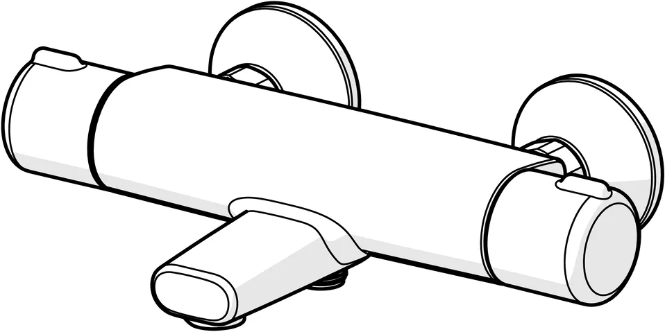 HansaMICRA Wannenfüll- und Brausebatterie HansaMICRA 5816, Ausladung 159 mm DN15, Matt-Schwarz HansaMICRA Wannenfüll- und Brausebatterie HansaMICRA 5816, Ausladung 159 mm DN15, Matt-Schwarz