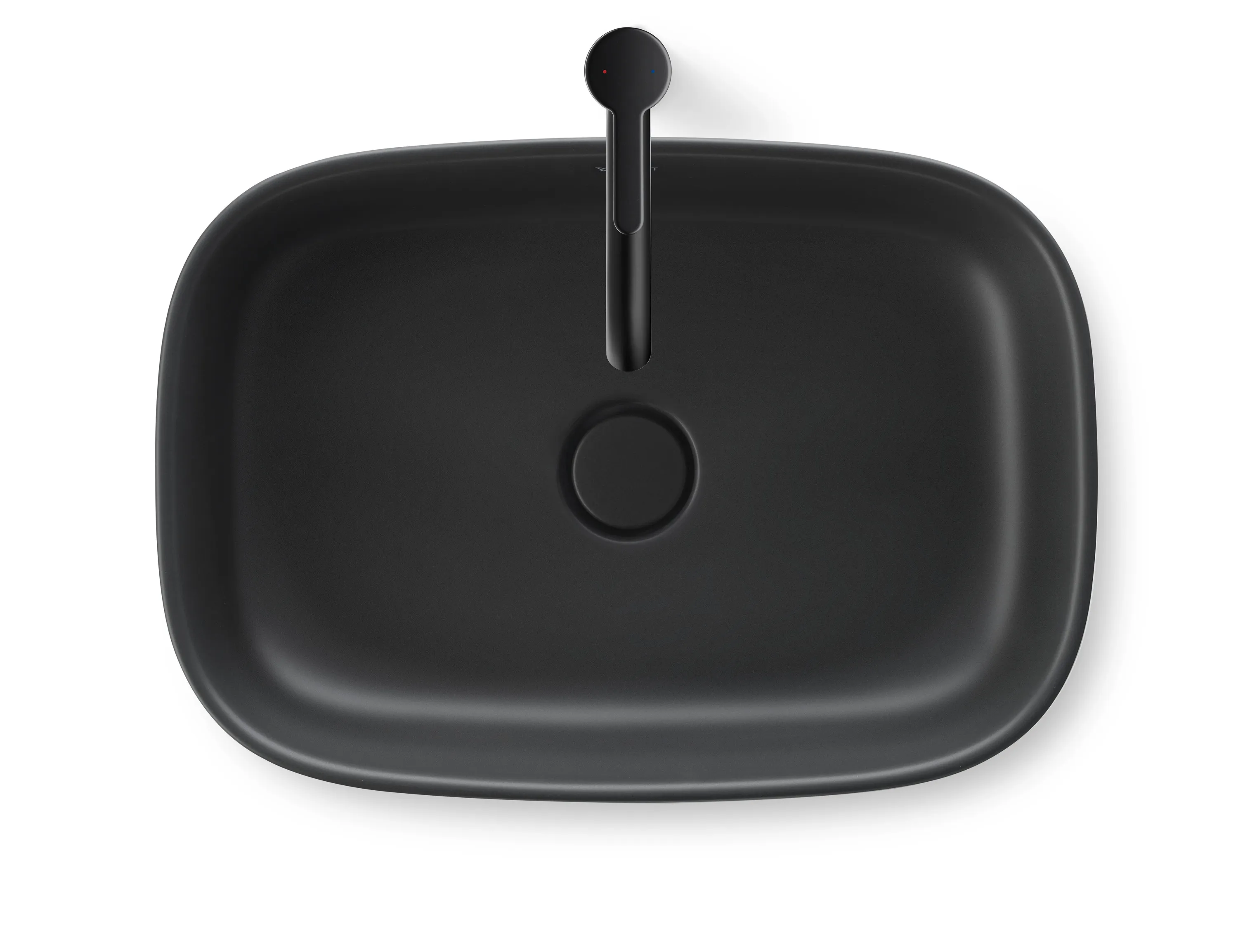 Aufsatzwaschtisch geschliffen „Zencha“ 55 × 39 × 13,5 cm, ohne Hahnlochbohrung in Anthrazit Matt Aufsatzwaschtisch geschliffen „Zencha“ 55 × 39 × 13,5 cm, ohne Hahnlochbohrung in Anthrazit Matt