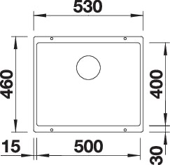 BLANCO SUBLINE 500-U BLANCO SUBLINE 500-U