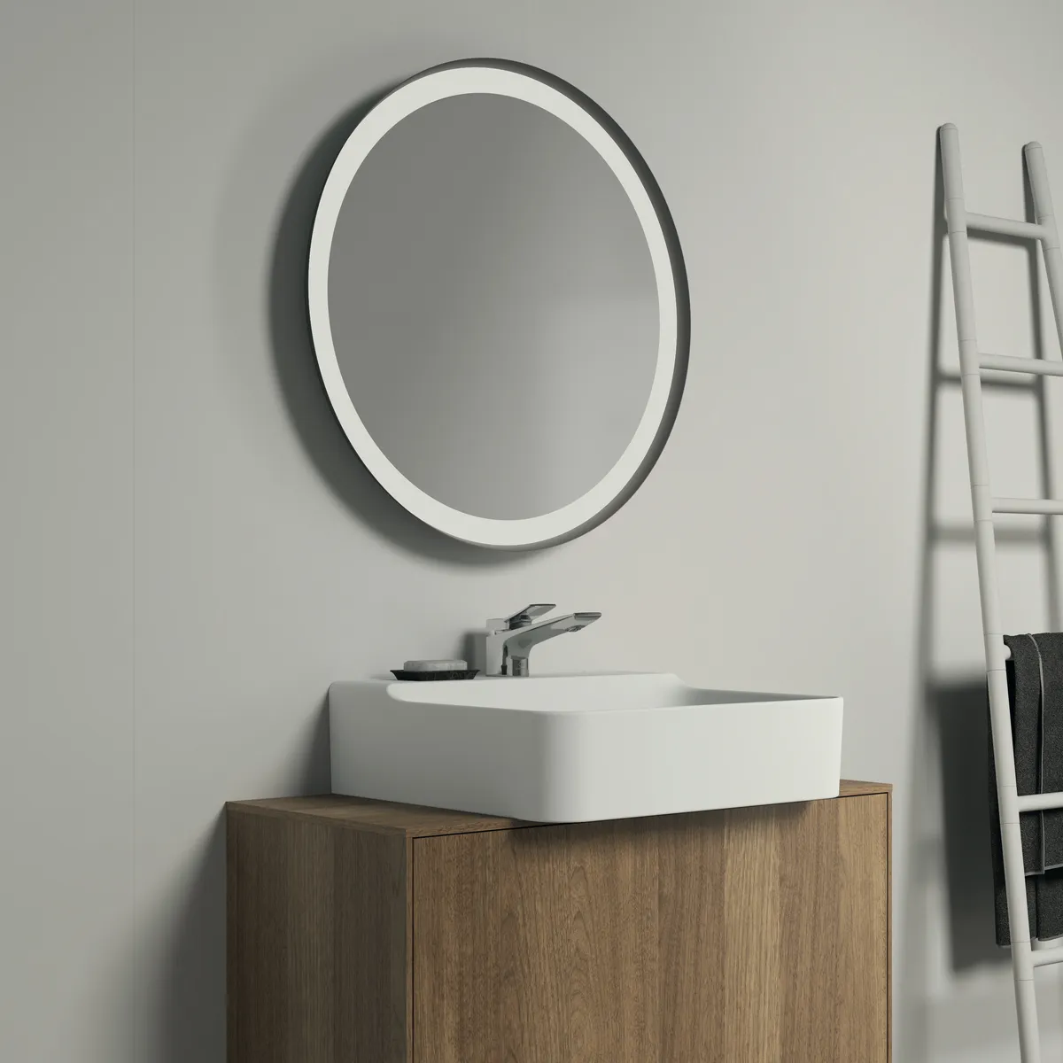 Ideal Standard Spiegel „Conca“ 65 × 65 cm Ideal Standard Spiegel „Conca“ 65 × 65 cm