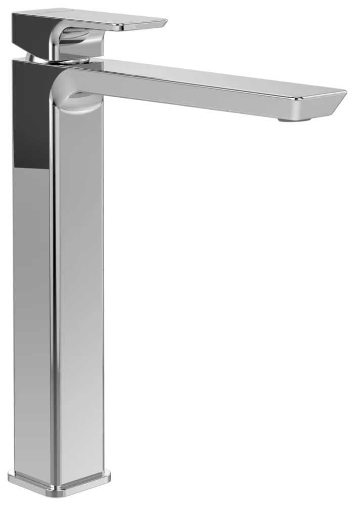Villeroy & Boch Subway 3.0 Einhebel-Waschtischarmatur erhöht TVW112004000, 51x295x238mm o Ablaufgarnitur Chrom