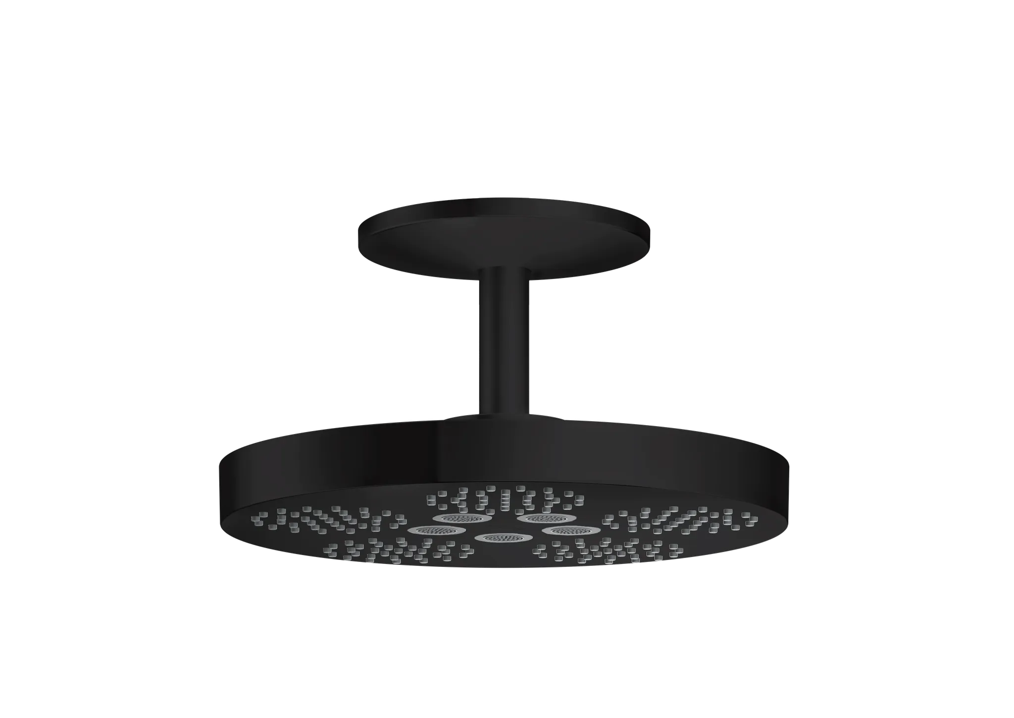 Hansgrohe AXOR One Kopfbrause 280 2jet mit Deckenanschluss, Mattschwarz Hansgrohe AXOR One Kopfbrause 280 2jet mit Deckenanschluss, Mattschwarz