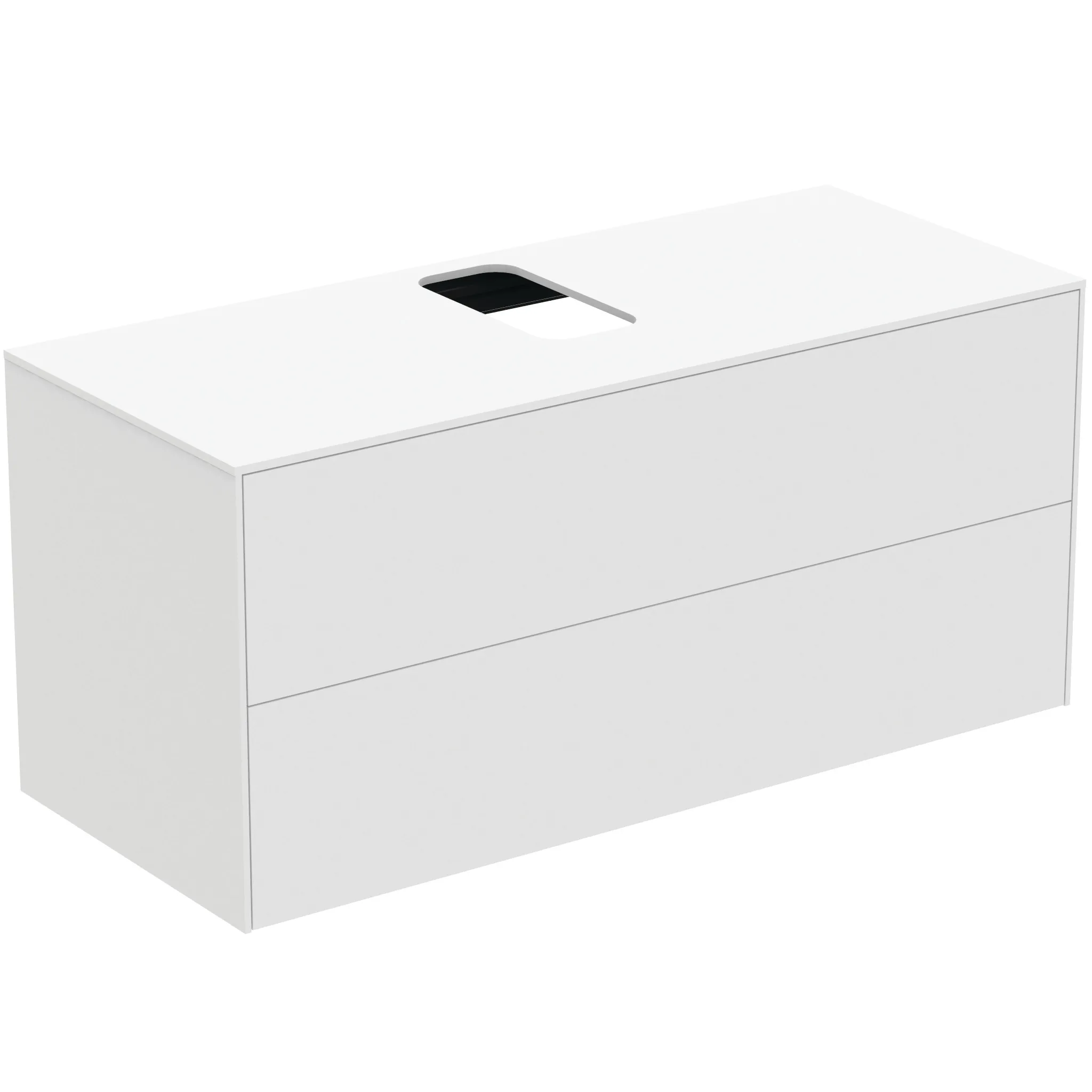 Ideal Standard Waschtischunterschrank Conca, 2 Auszüge, Weiß Ideal Standard Waschtischunterschrank Conca, 2 Auszüge, Weiß