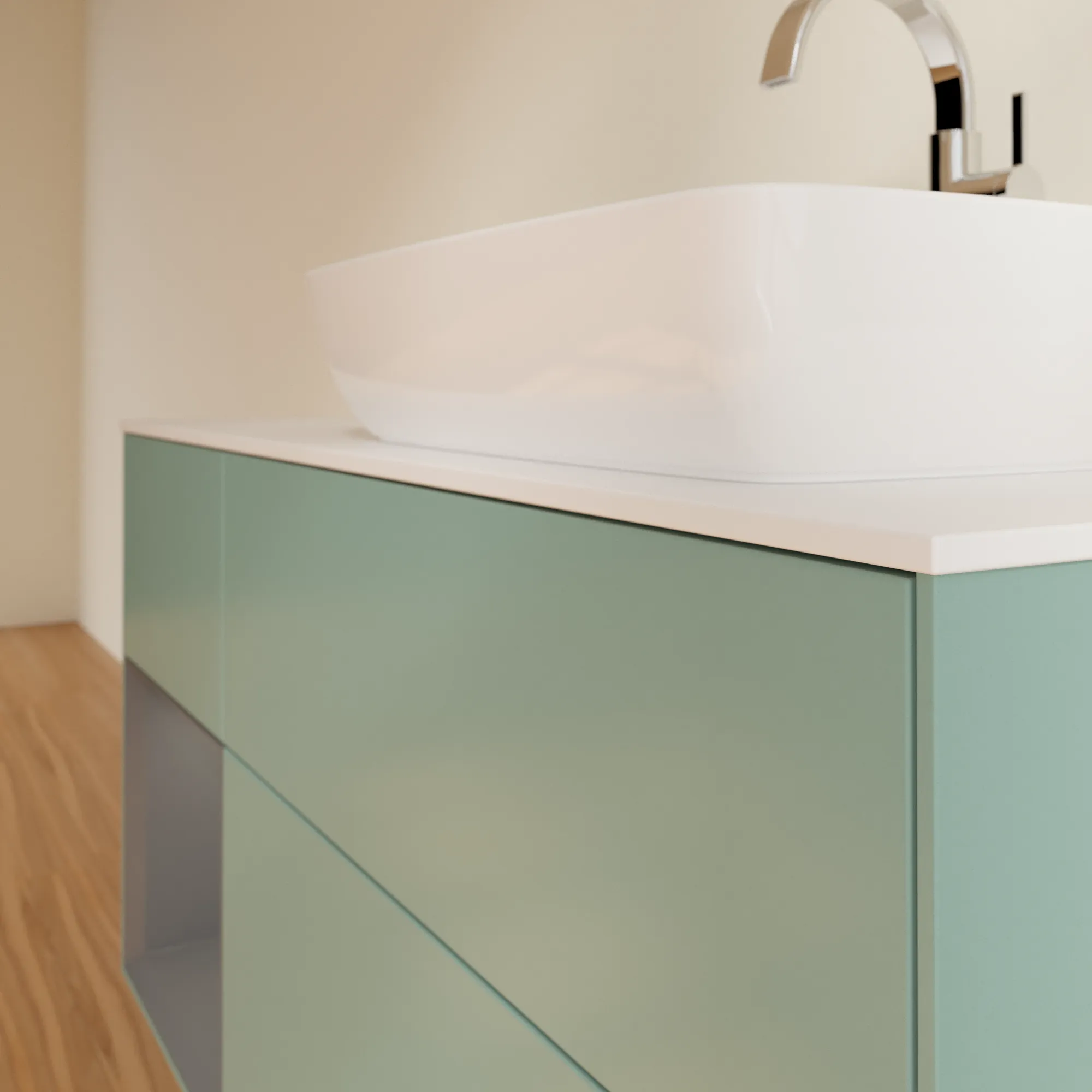 Villeroy & Boch Finion Waschbeckenunterschrank F80 1200x603x501mm Olive Matt Villeroy & Boch Finion Waschbeckenunterschrank F80 1200x603x501mm Olive Matt