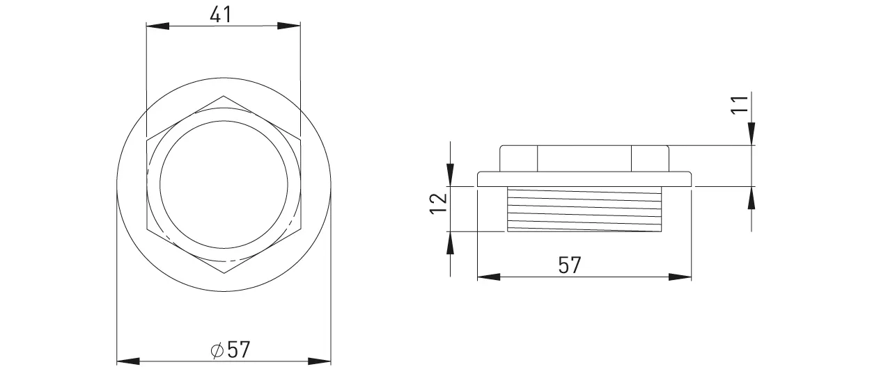 ASW HG-TEC Blindstopfen Stahl vz RAL 9010 1 ¼" rechts ASW HG-TEC Blindstopfen Stahl vz RAL 9010 1 ¼" rechts