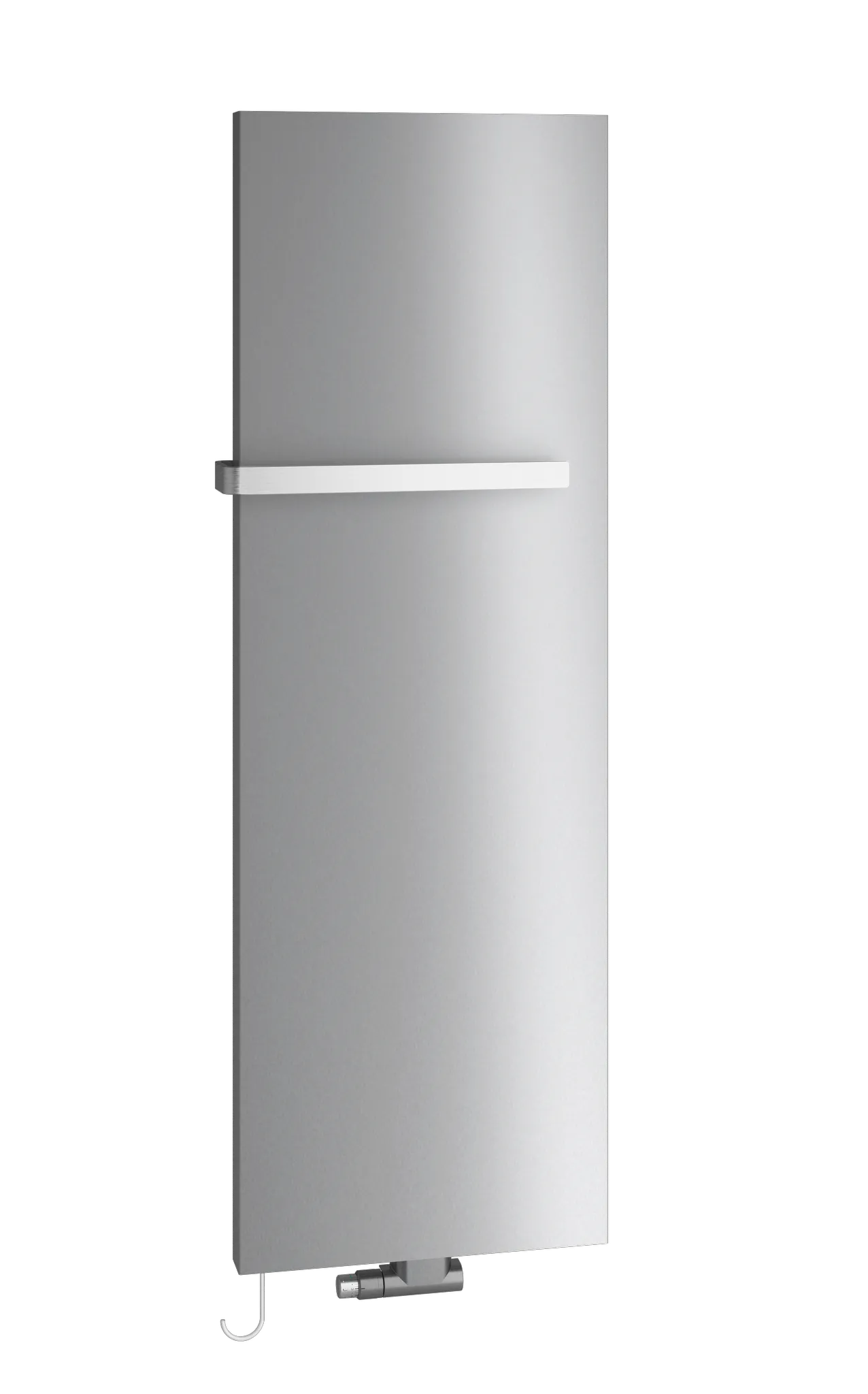 Kermi Design-Hybridheizkörper „Rubeo®“ Elektro-Zusatzbetrieb 57 × 152,5 cm in glanzsilber Metallic Kermi Design-Hybridheizkörper „Rubeo®“ Elektro-Zusatzbetrieb 57 × 152,5 cm in glanzsilber Metallic