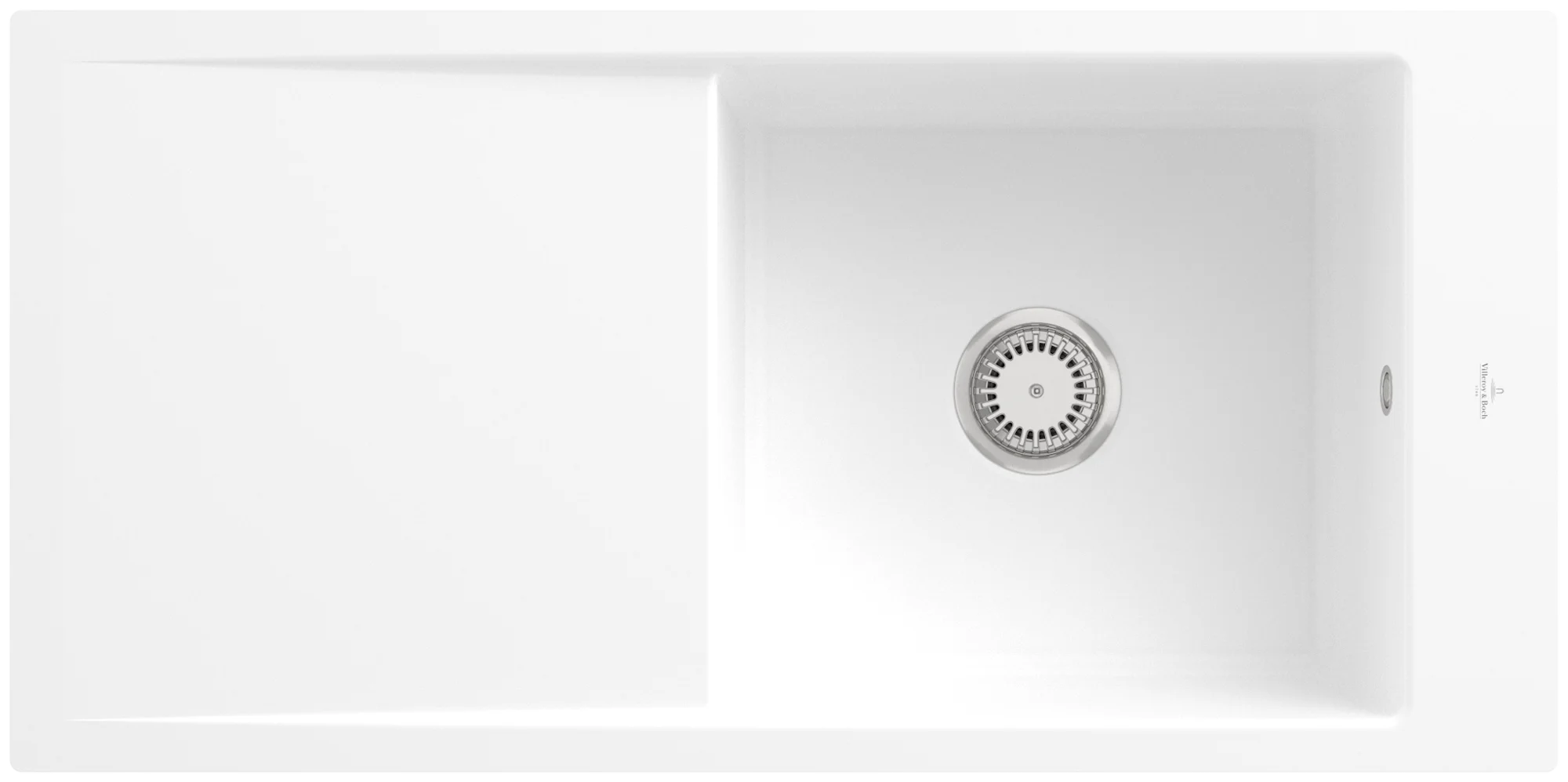 Villeroy & Boch Timeline 60 Flat 67901F Spüle, 965x475mm, Stone White CeramicPlus Villeroy & Boch Timeline 60 Flat 67901F Spüle, 965x475mm, Stone White CeramicPlus