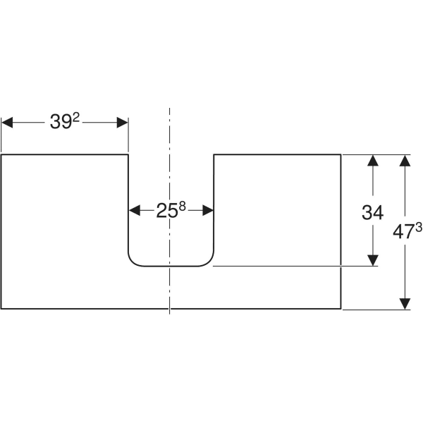 Geberit Zubehör/Ersatzteile für Badezimmerzubehör „ONE“
