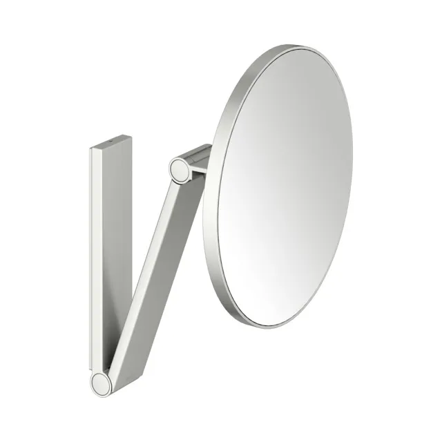 KEUCO Kosmetikspiegel iLook_move unbeleuchtet, rund, Edelstahl-finish