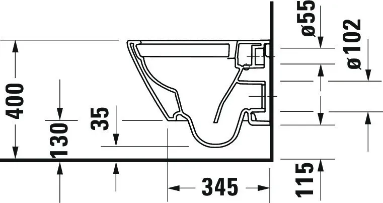 Wand-Tiefspül-WC „D-Neo“ 37 × 40 × 48 cm mit HygieneGlaze, Befestigung verdeckt, 258709200 B-Ware, Sonderpreis Wand-Tiefspül-WC „D-Neo“ 37 × 40 × 48 cm mit HygieneGlaze, Befestigung verdeckt, 258709200 B-Ware, Sonderpreis