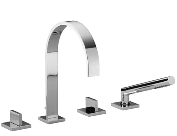Wannen-Vierlochbatterie für Wannenrand- bzw. Fliesenrandmontage MEM Chrom 27532782 Wannen-Vierlochbatterie für Wannenrand- bzw. Fliesenrandmontage MEM Chrom 27532782