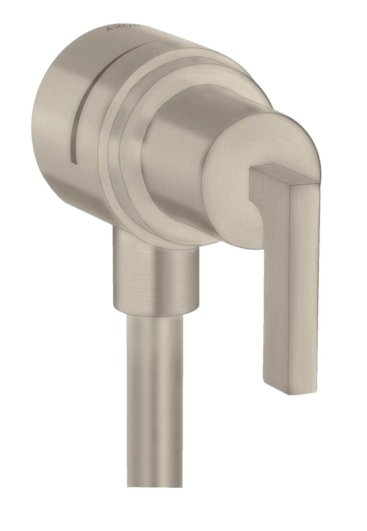 Hansgrohe AXOR Citterio Wandanschluss Stop Brushed Nickel, DN15