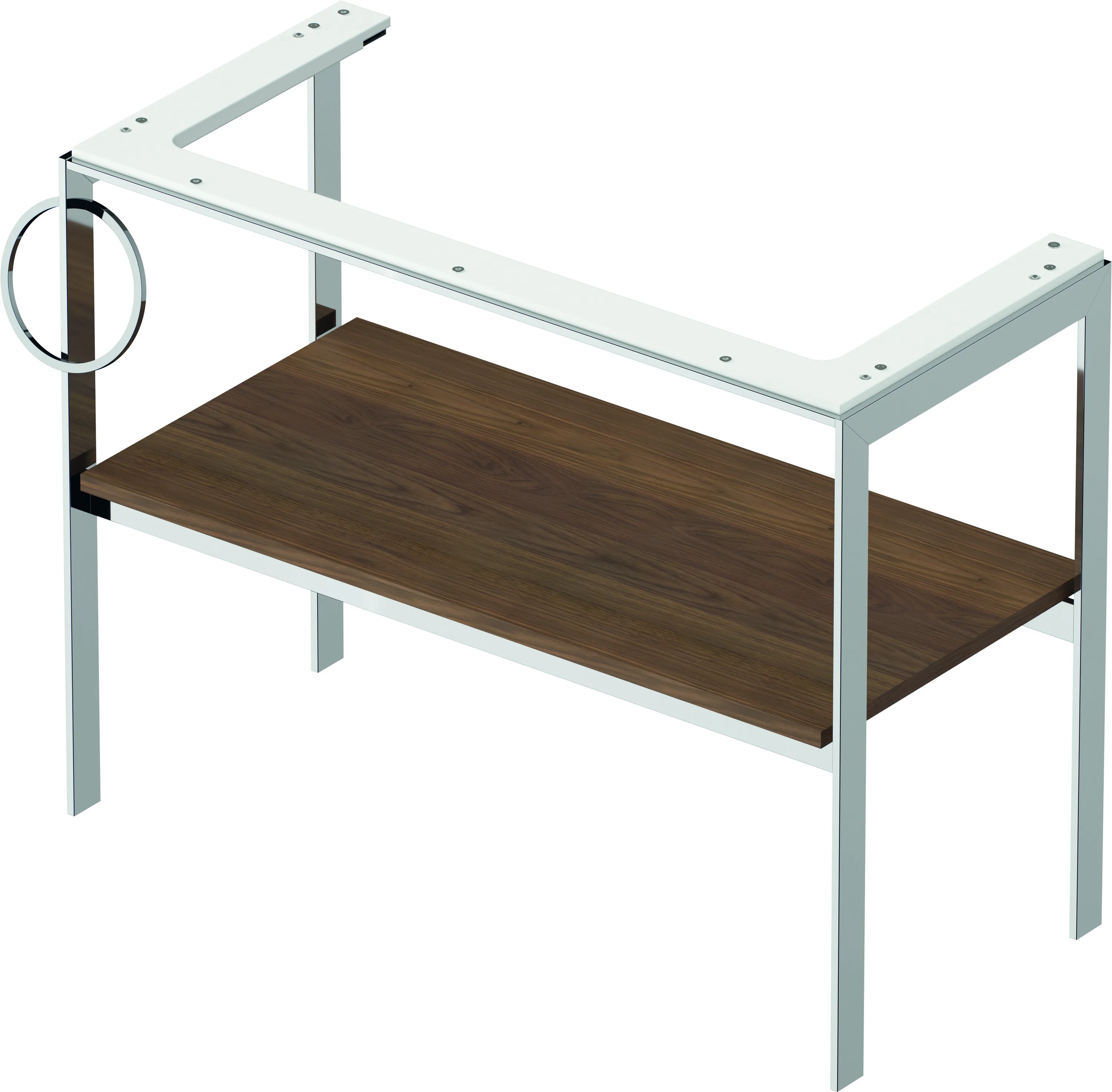 Duravit Konsole „White Tulip“ in Amerikanischer Nussbaum Duravit Konsole „White Tulip“ in Amerikanischer Nussbaum